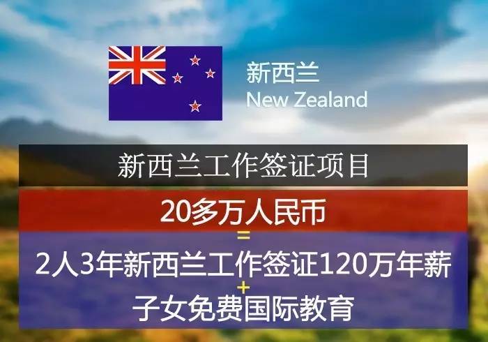 新西兰工作签证最新消息-新西兰工作签证需要多少钱