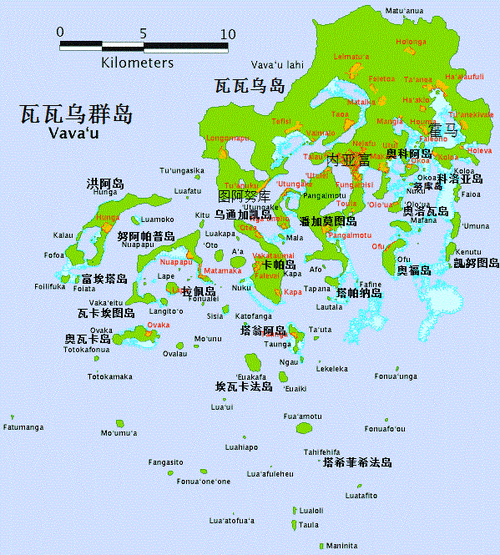 汤加群岛_汤加群岛地图