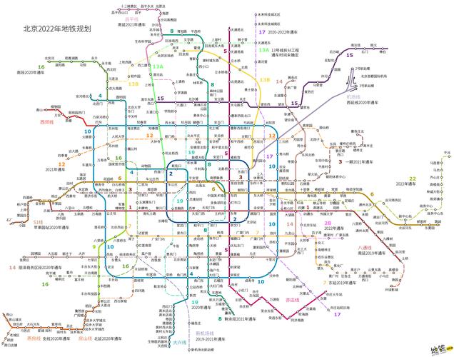 北京新地铁图_北京新地铁图2023