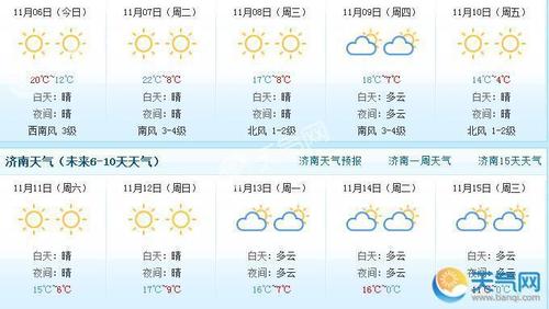 济南天气预报查询_济南天气预报查询30天