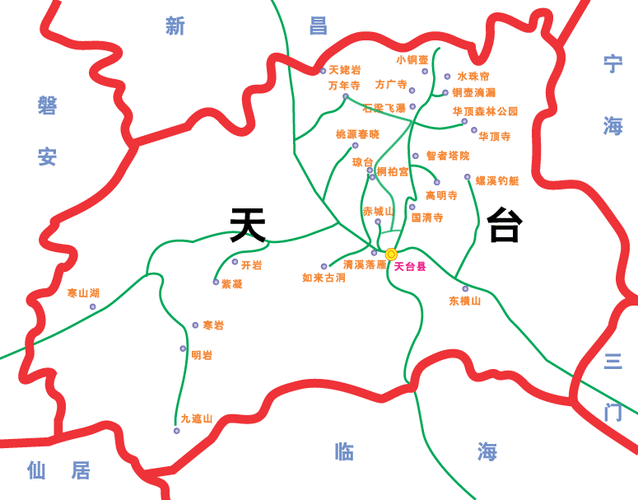 台州二日游最佳路线-台州二日游最佳路线图